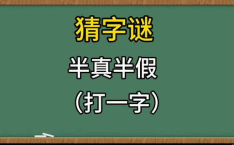 半真半假打一个字谜底是什么,探寻“值”字的奥秘